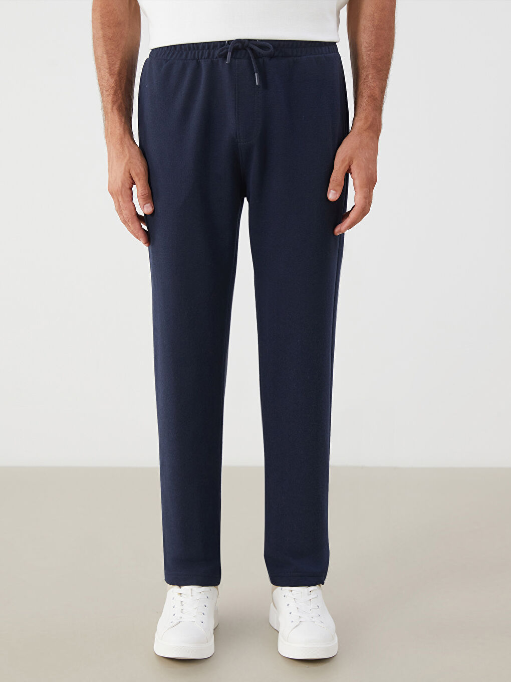 Lacivert Büyük Beden Standart Kalıp Erkek Eşofman Altı-2