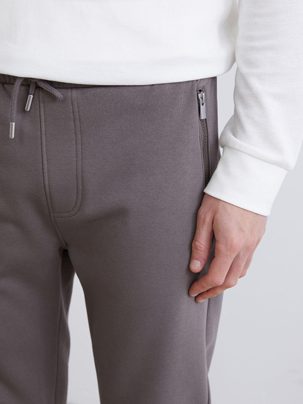 Kahverengi Kalın Erkek Jogger Eşofman Altı-2