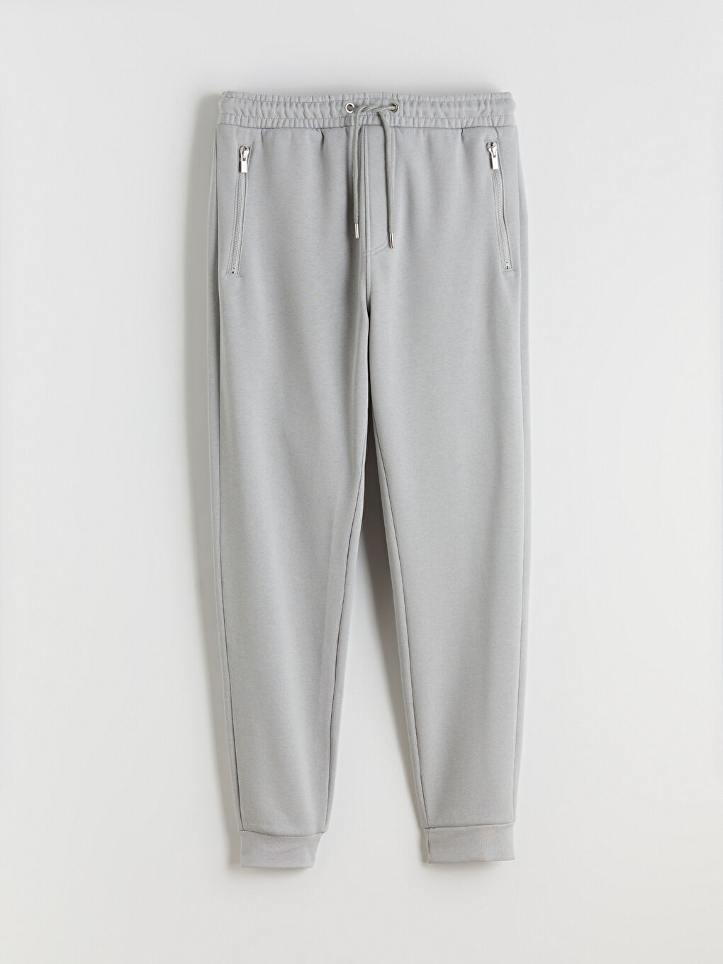 Gri Erkek Kalın Jogger Eşofman Altı-4