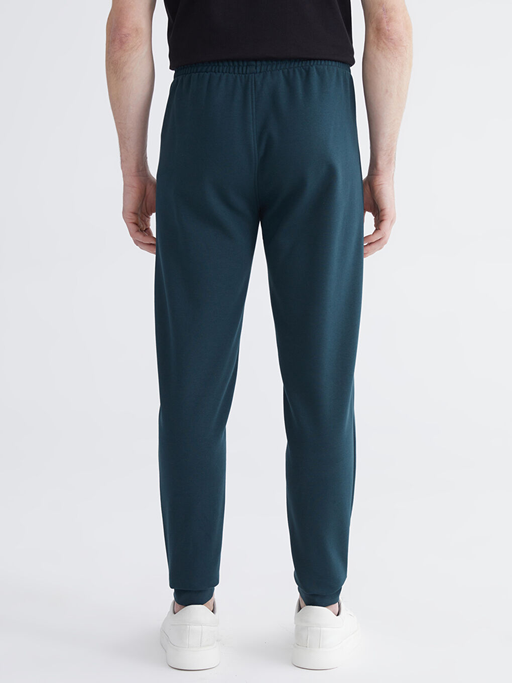 Petrol Kalın Erkek Jogger Eşofman Altı-6