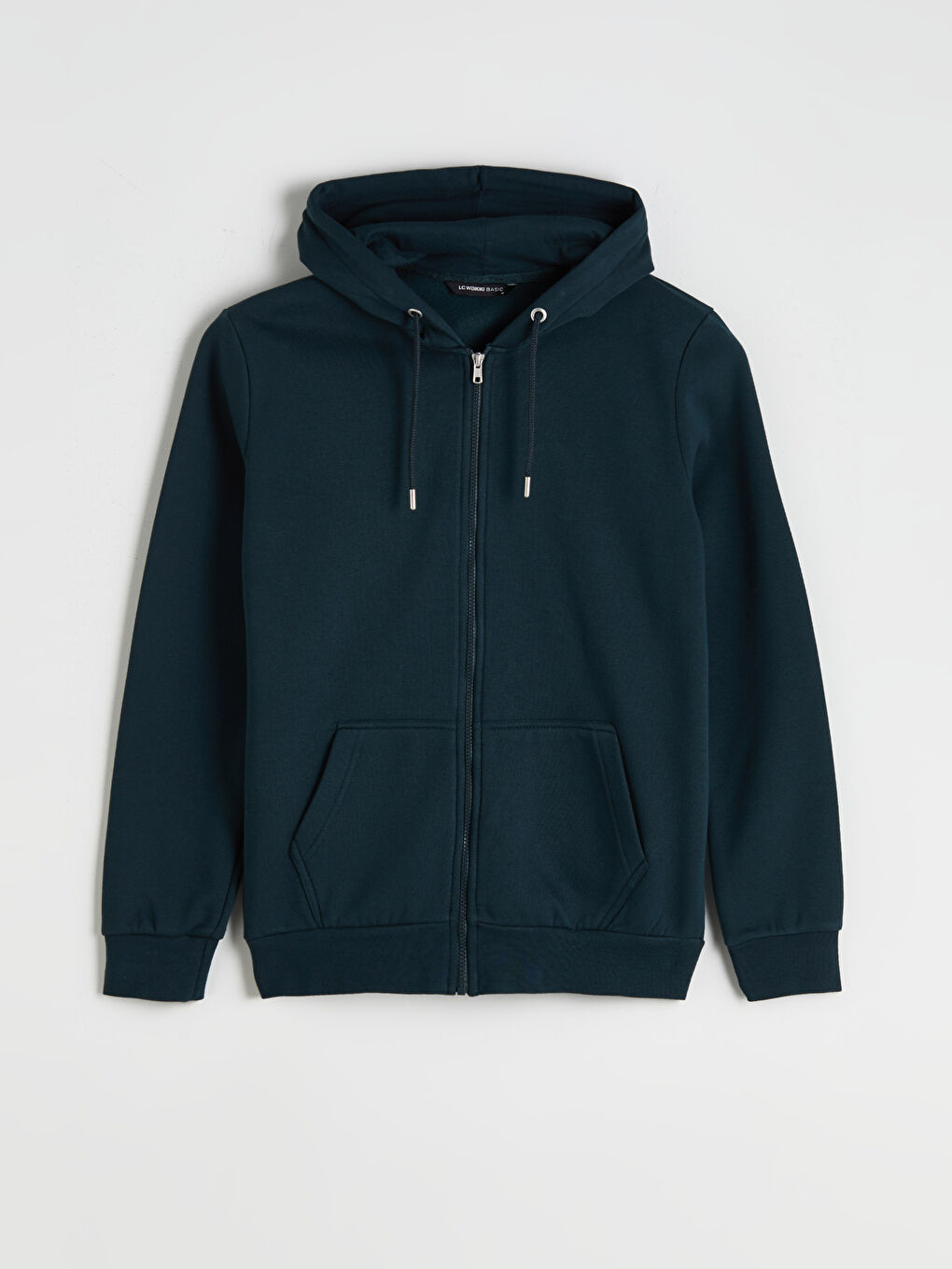 Hooded Long Sleeve Men's Zip-Up Sweatshirt-4