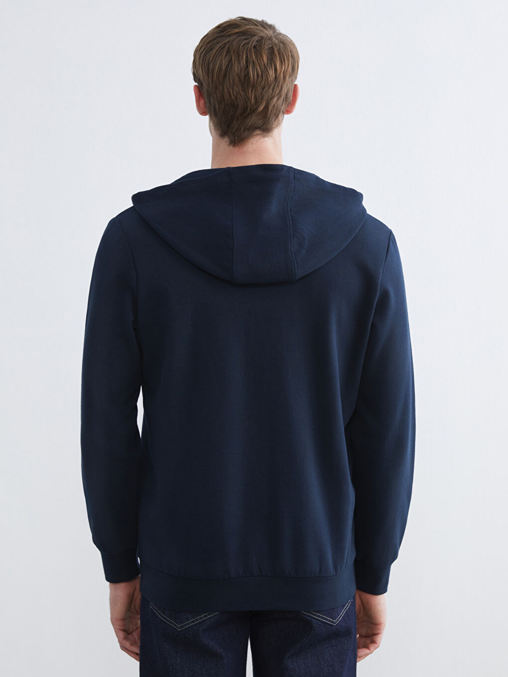 Muškarac TAMNO PLAVA Majica s patentnim zatvaračem-7