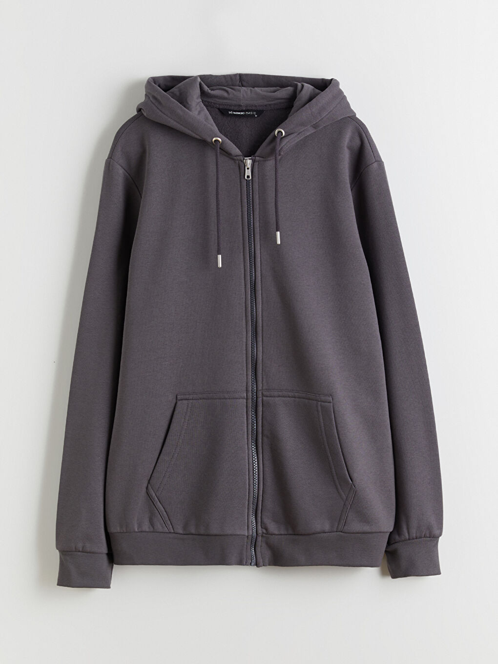 Hooded Long Sleeve Men's Zip-Up Sweatshirt