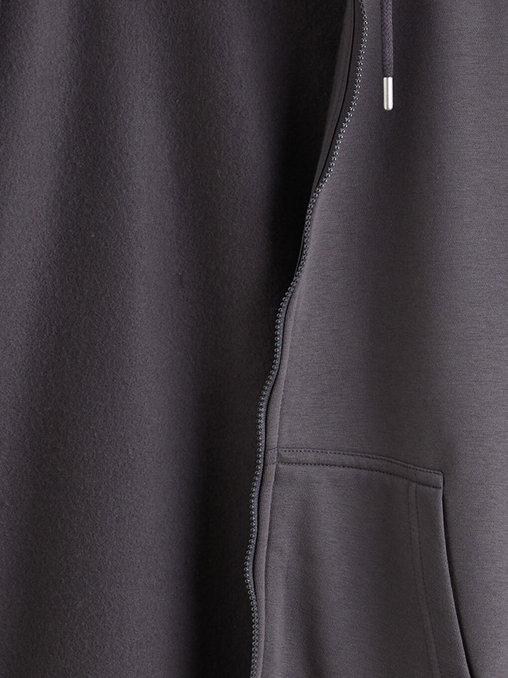 Hooded Long Sleeve Men's Zip-Up Sweatshirt-1