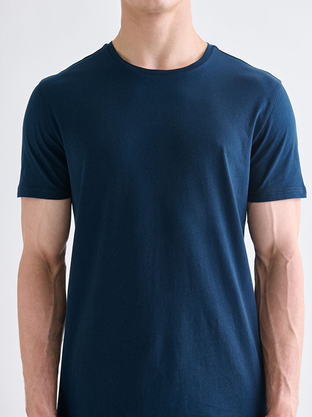 LCWAIKIKI Classic Crew Neck Jersey Men's T-Shirt -W52059Z8-DWP