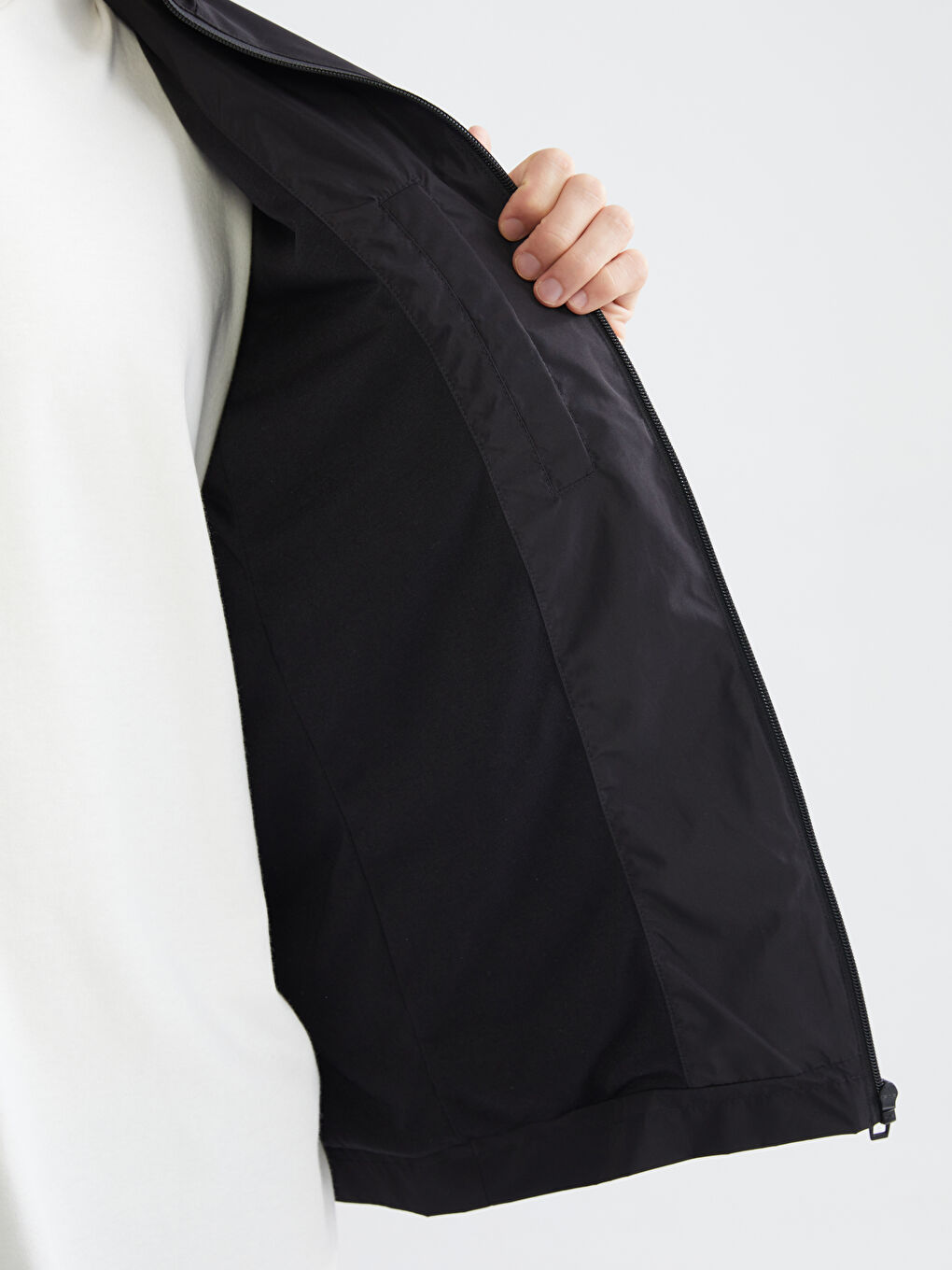 LCW Vision Regular Fit Hooded Men's Raincoat -W52063Z8-CVL