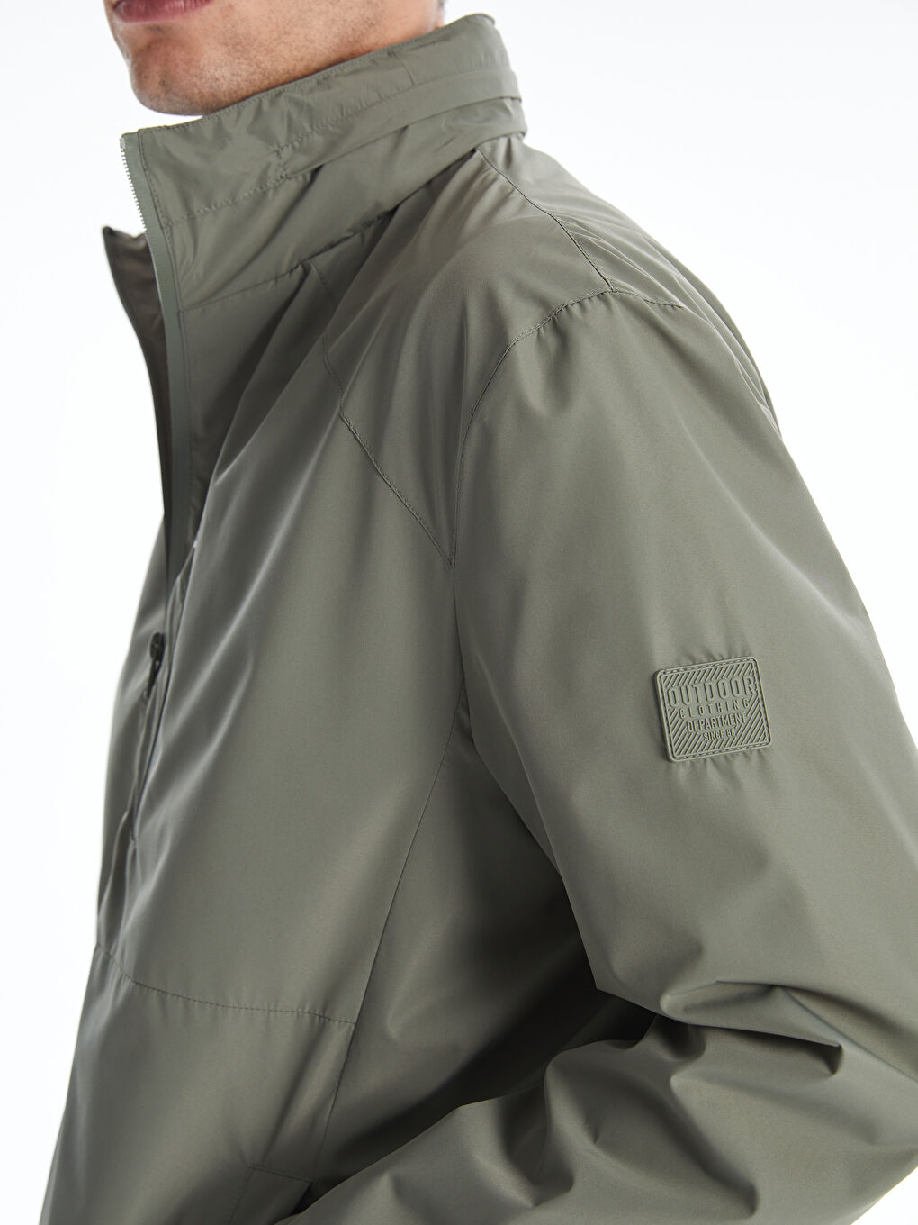 LCW Vision Regular Fit Hooded Men's Raincoat -W52063Z8-G8D