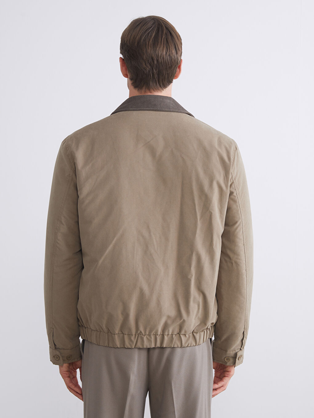 Standard Fit Collared Neck Men's Coat-4