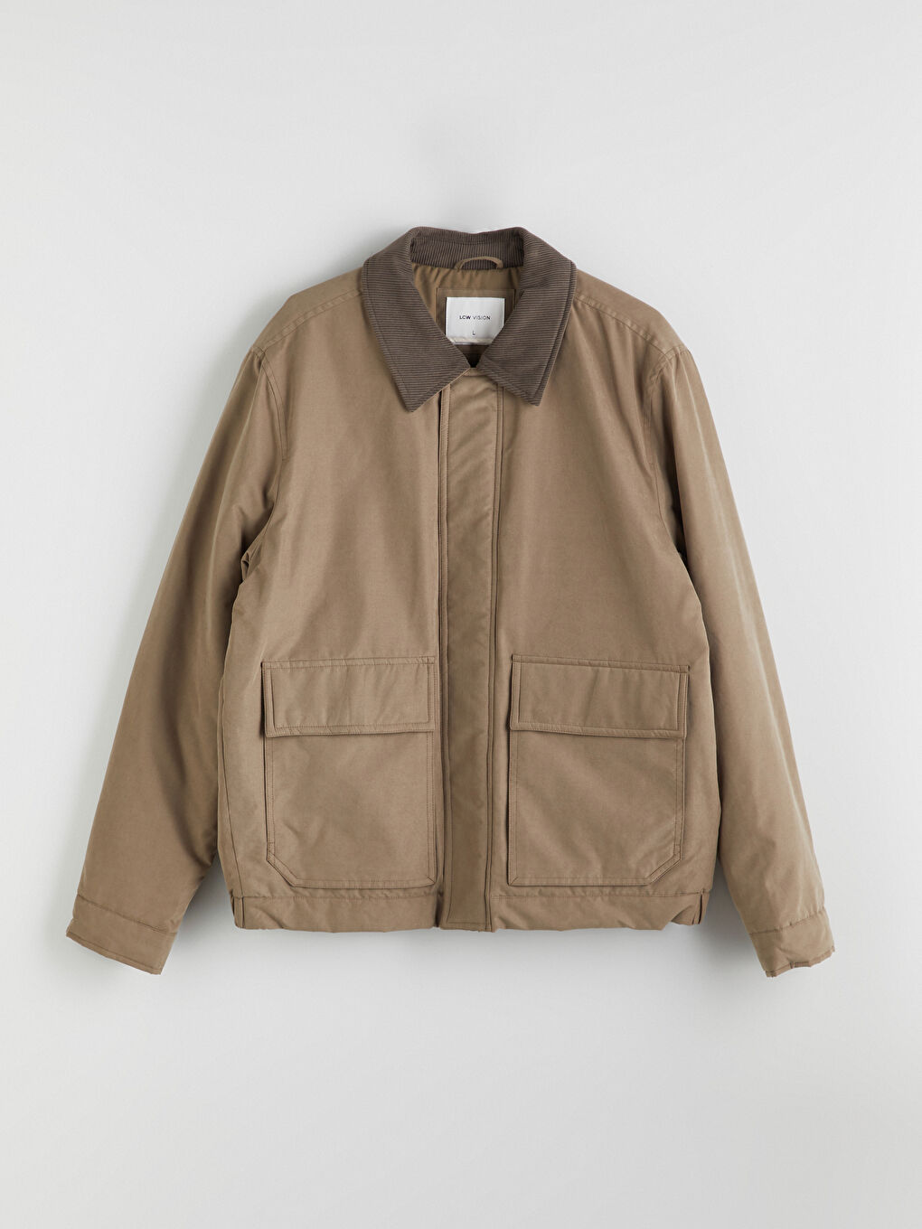 Standard Fit Collared Neck Men's Coat-8