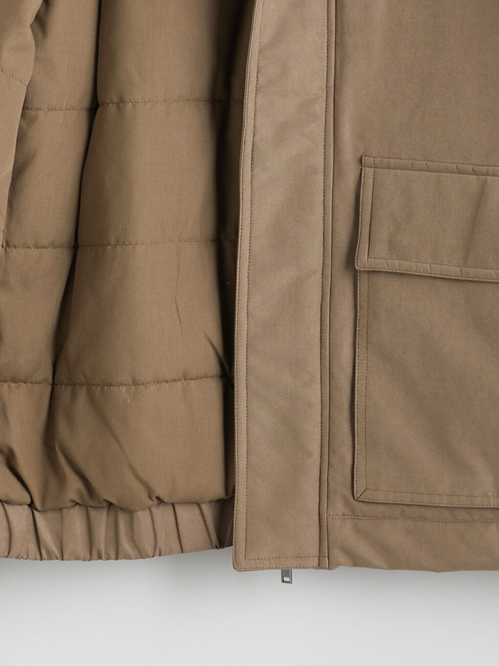 Standard Fit Collared Neck Men's Coat-9