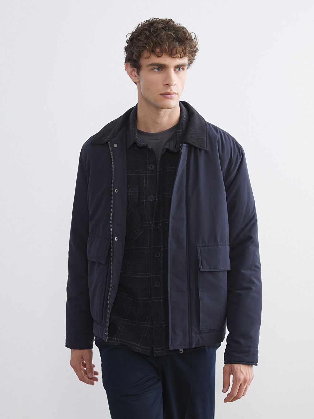 Standard Fit Collared Neck Men's Coat