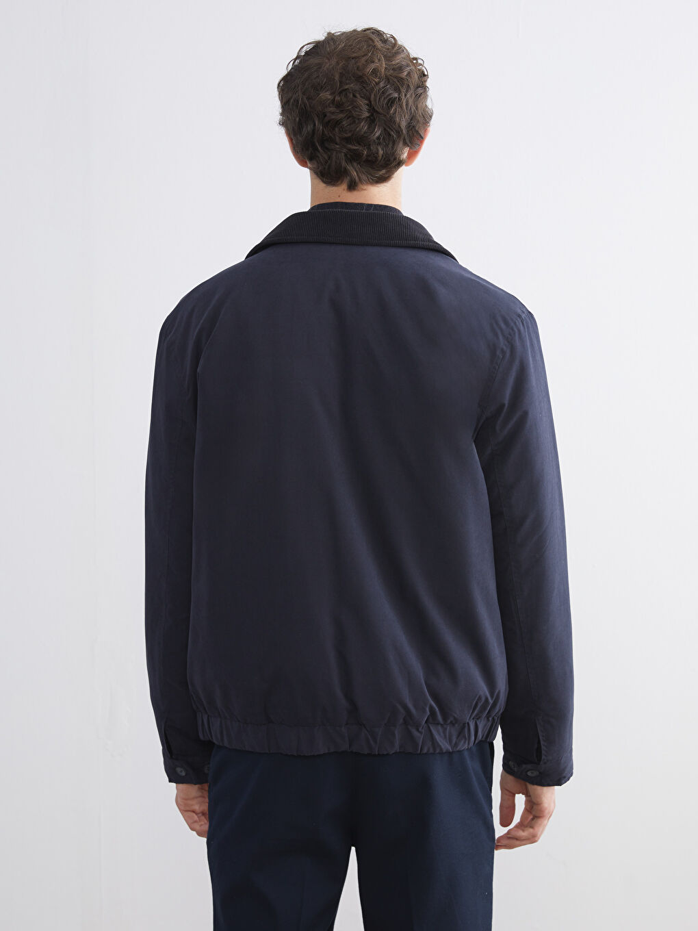 Standard Fit Collared Neck Men's Coat-4
