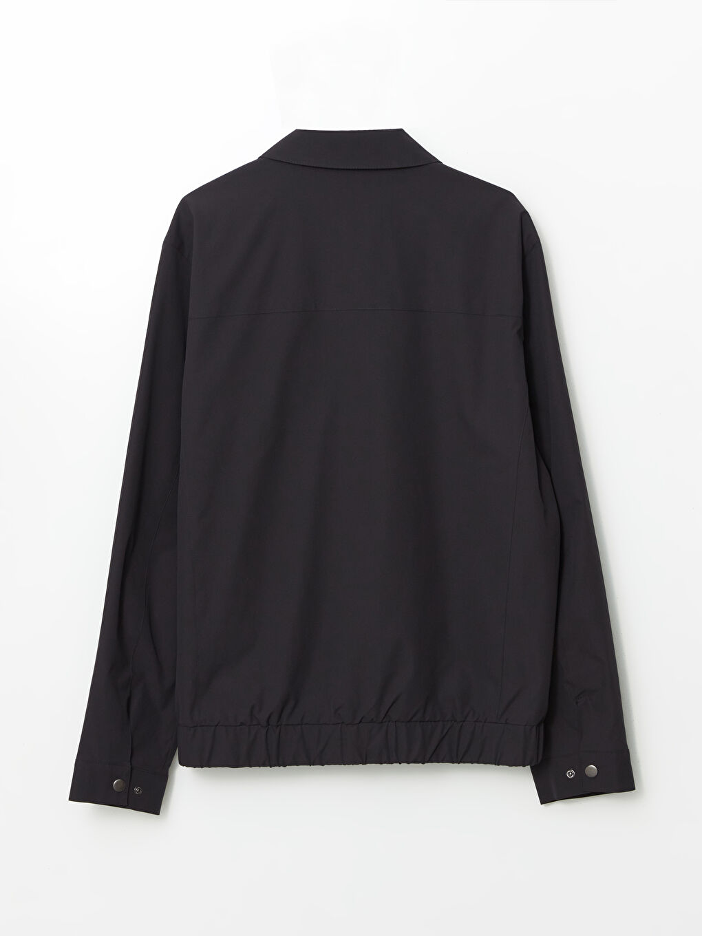 Lacivert Standart Kalıp Gömlek Yaka Erkek Mont-7