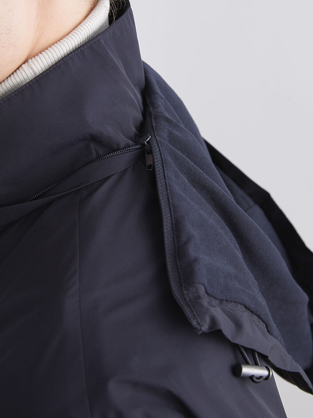 Standard Fit Hooded Men's Coat-4