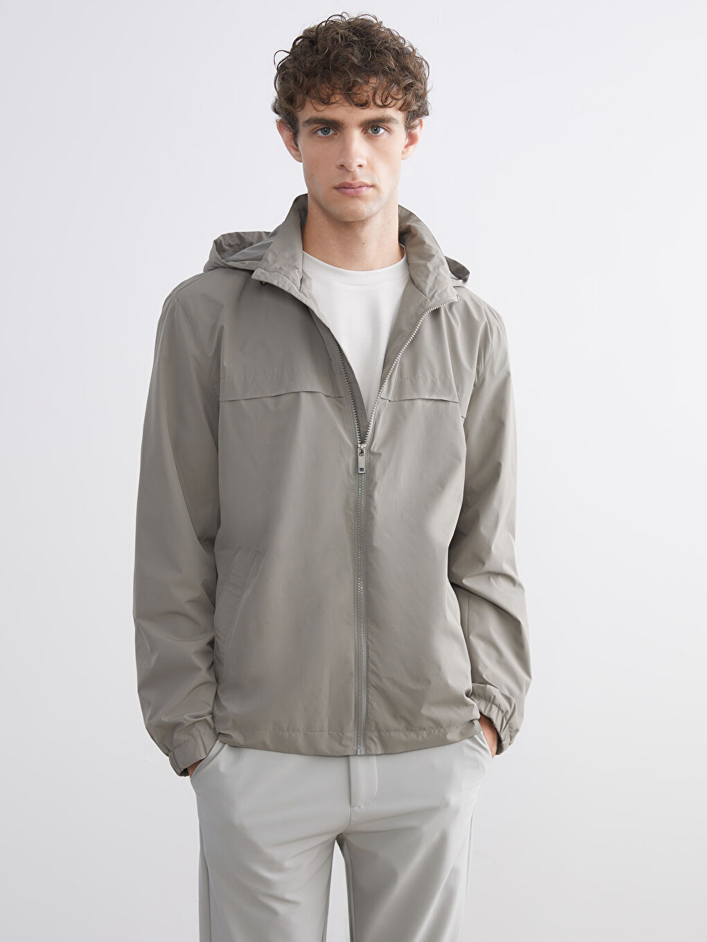 SOUTHBLUE Standard Fit Hooded Men's Coat -W52084Z8-R1C