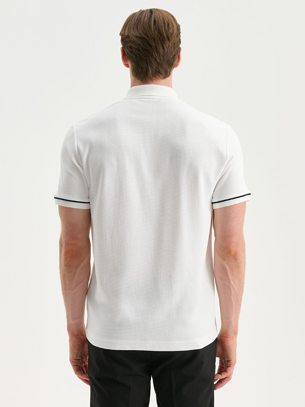 Polo Neck Pique Men's T-Shirt-3