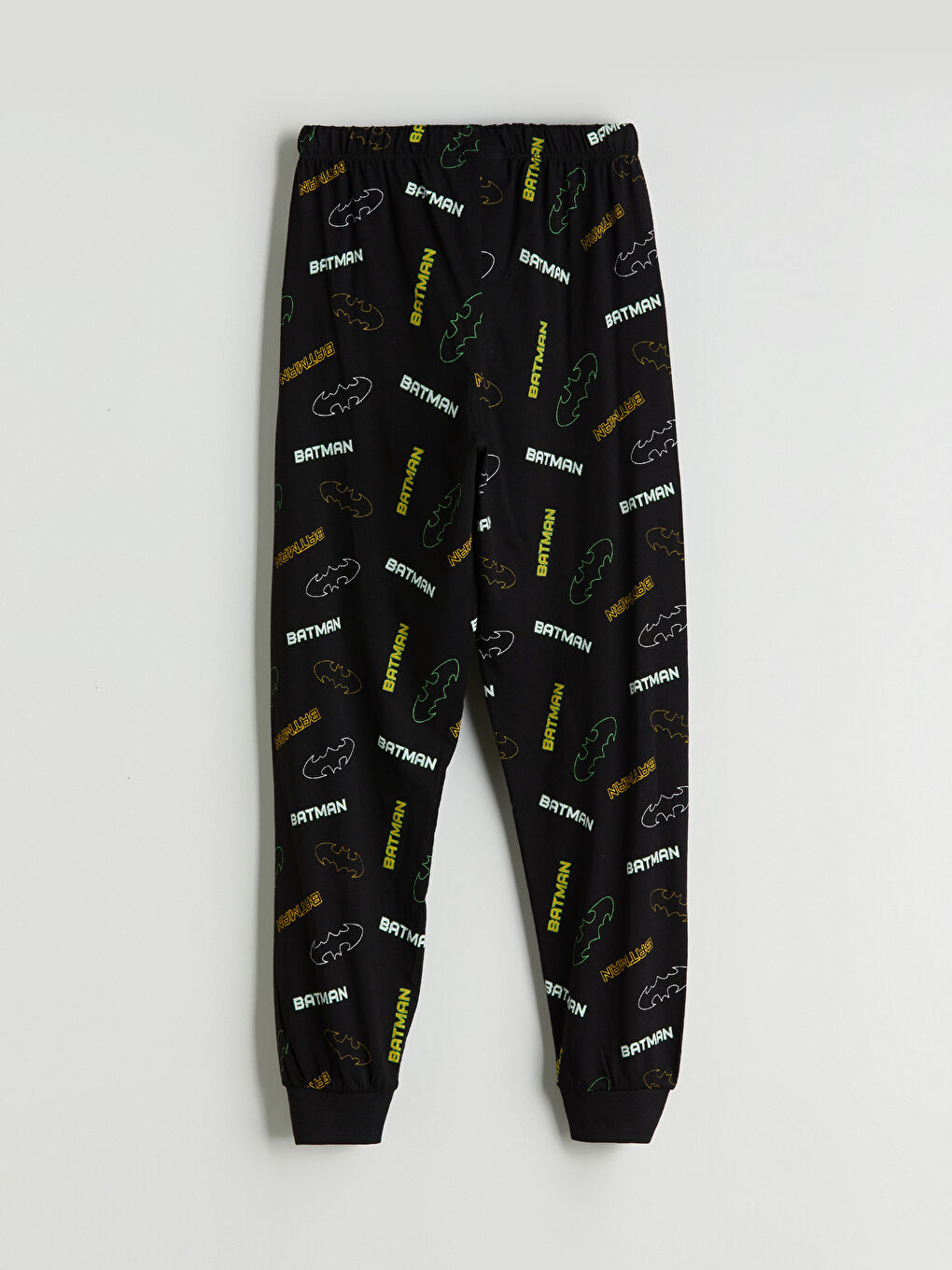 LCW Kids Crew Neck Batman Printed Long Sleeve Boys' Pyjama Set -W52090Z4-FUV
