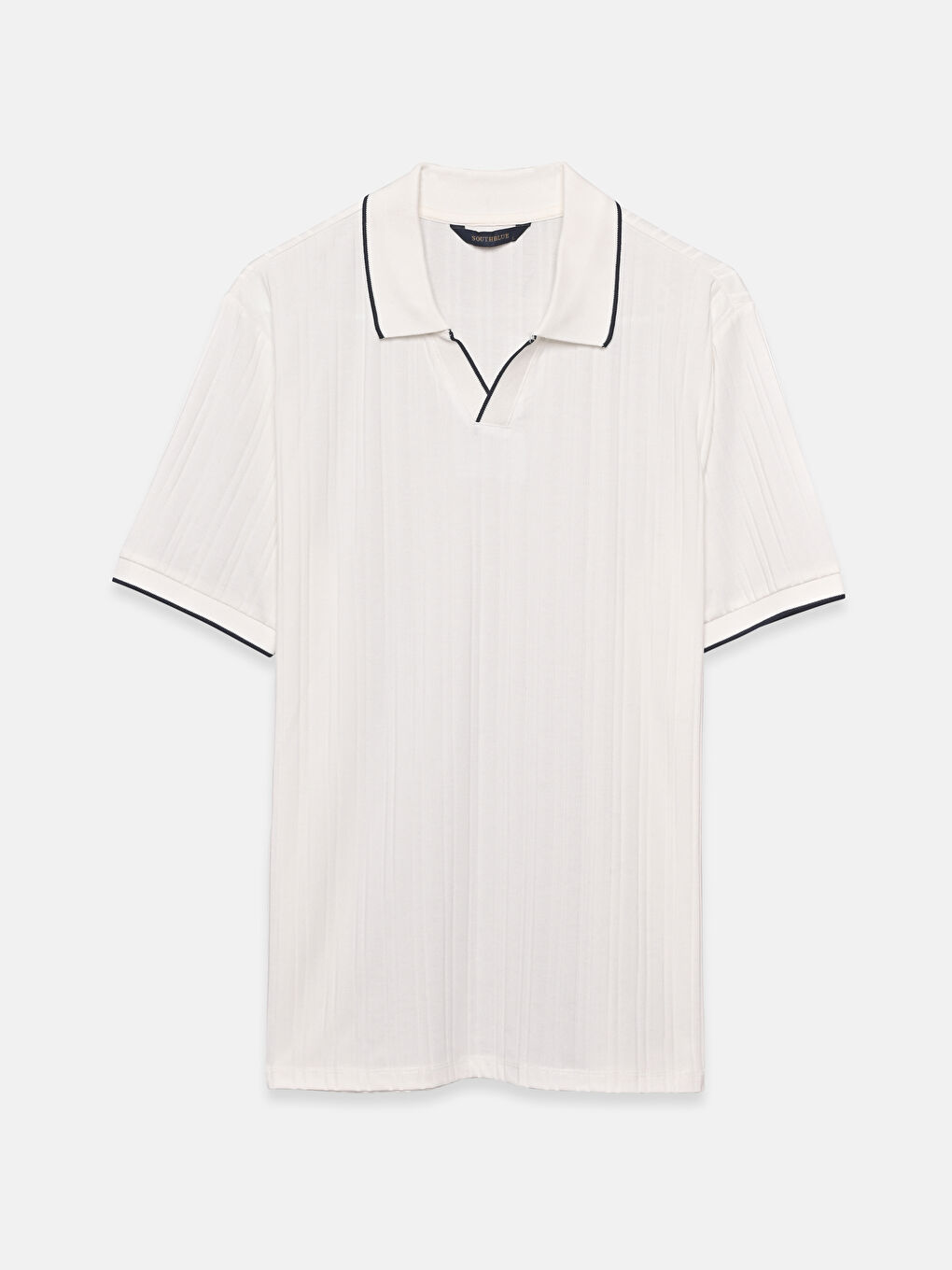 Rollkragen Schlichtes T-Shirt für Herren