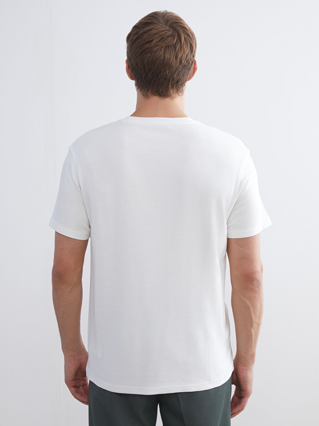 Man ECRU T-Shirt-3