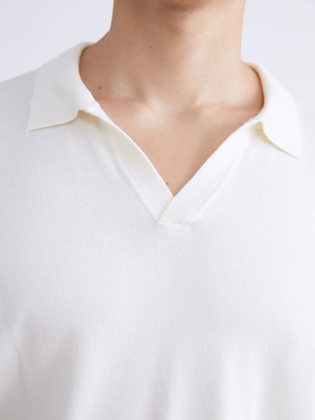 Polo Neck Men's Knitwear Sweater-2