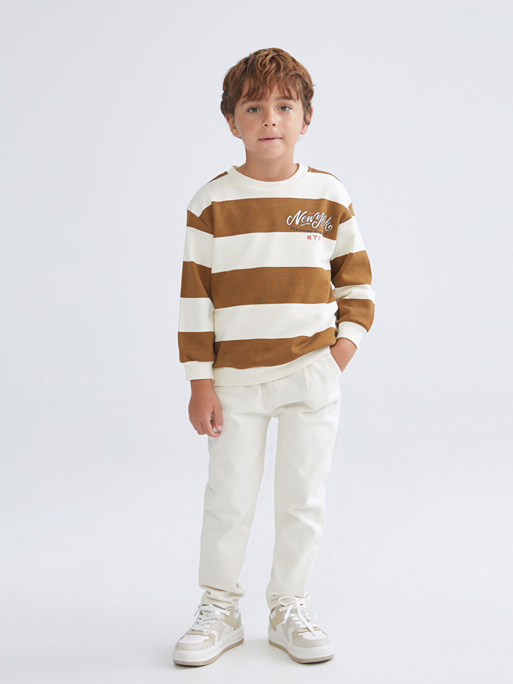 Elasticated Waist Boys' Trousers