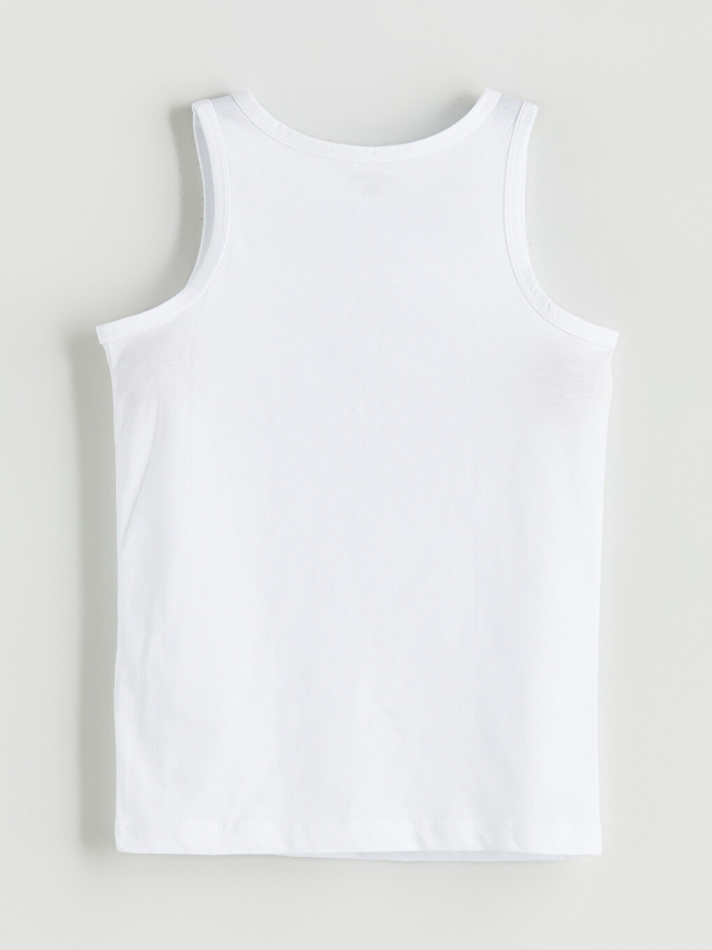Beyaz Baskılı Erkek Çocuk Atlet-2