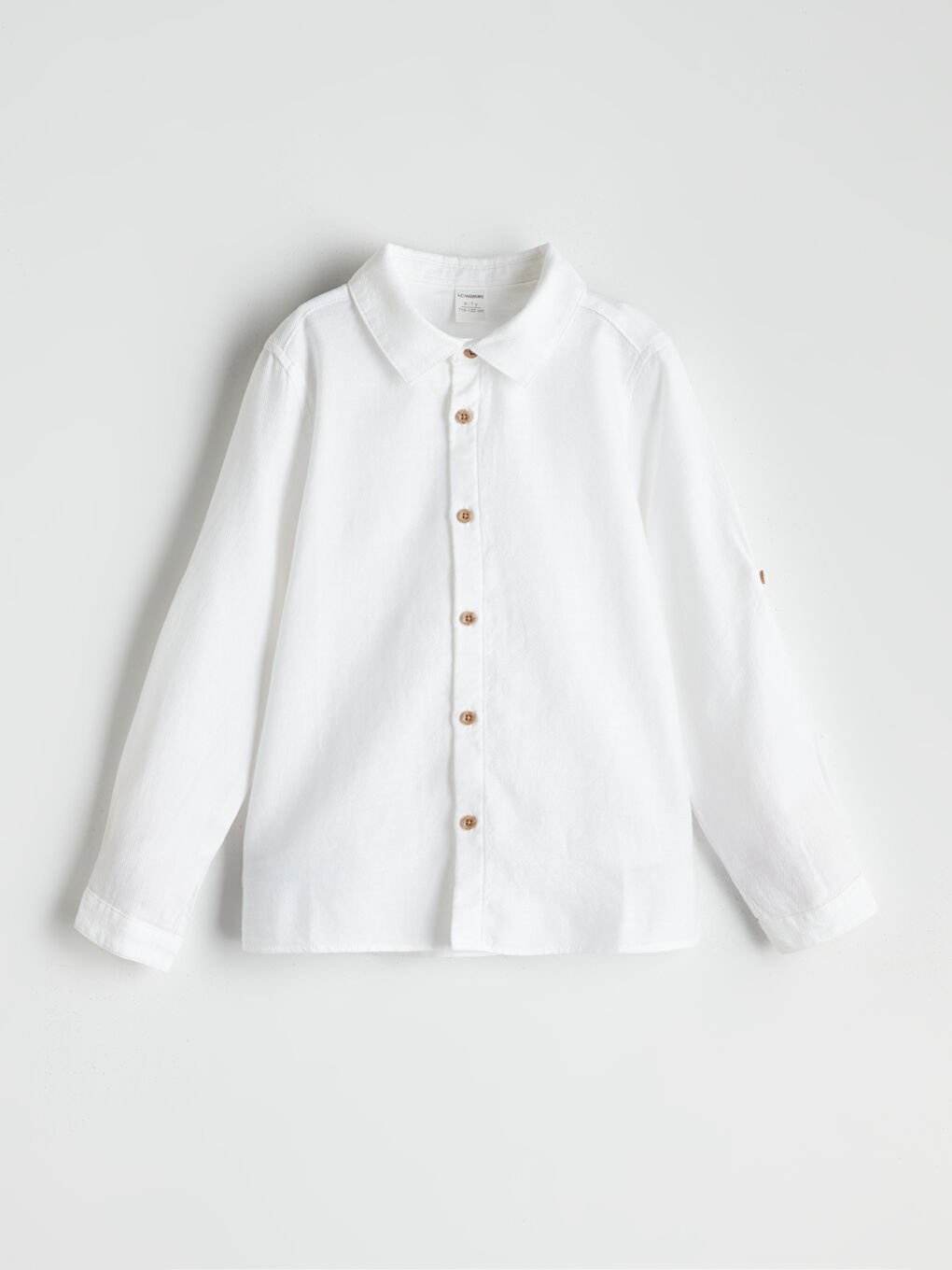 LCW Kids Basic Long Sleeve Boys' Shirt -W52128Z1-Q6K
