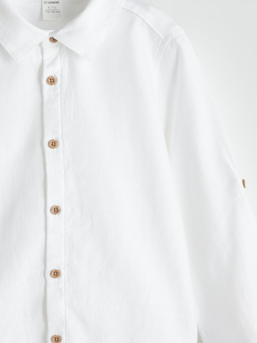 LCW Kids Basic Long Sleeve Boys' Shirt -W52128Z1-Q6K