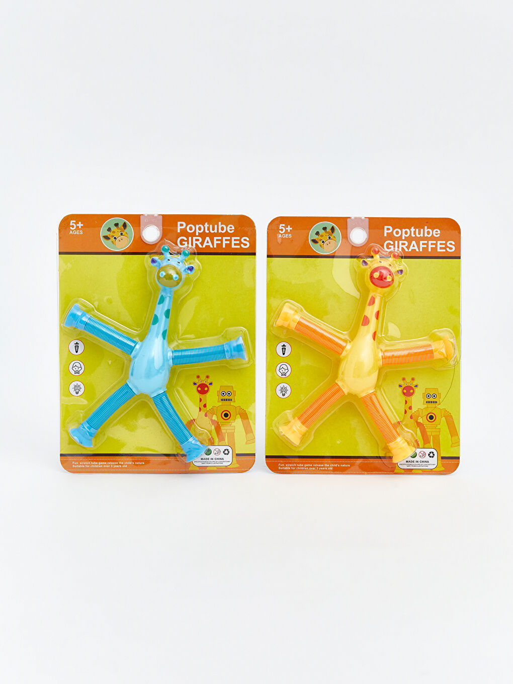 Zürafa Figürlü Yapışkan Oyuncak Tekli