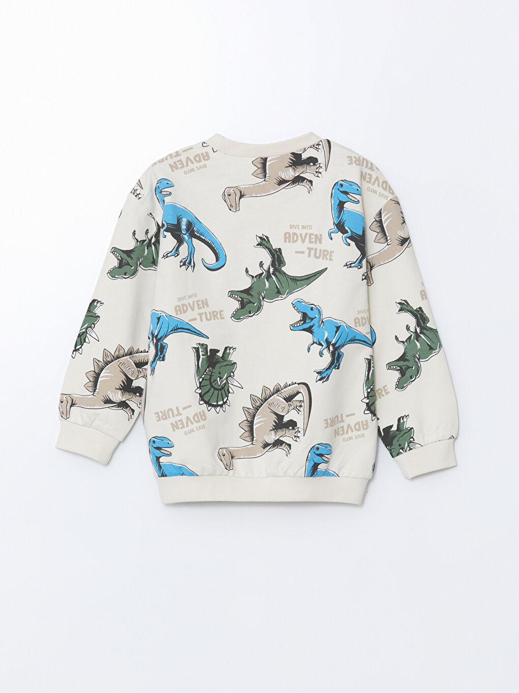 LCW baby Crew Neck Printed Baby Boys' Sweatshirt and Tracksuit Bottom 2 Pack -W52150Z1-LQA