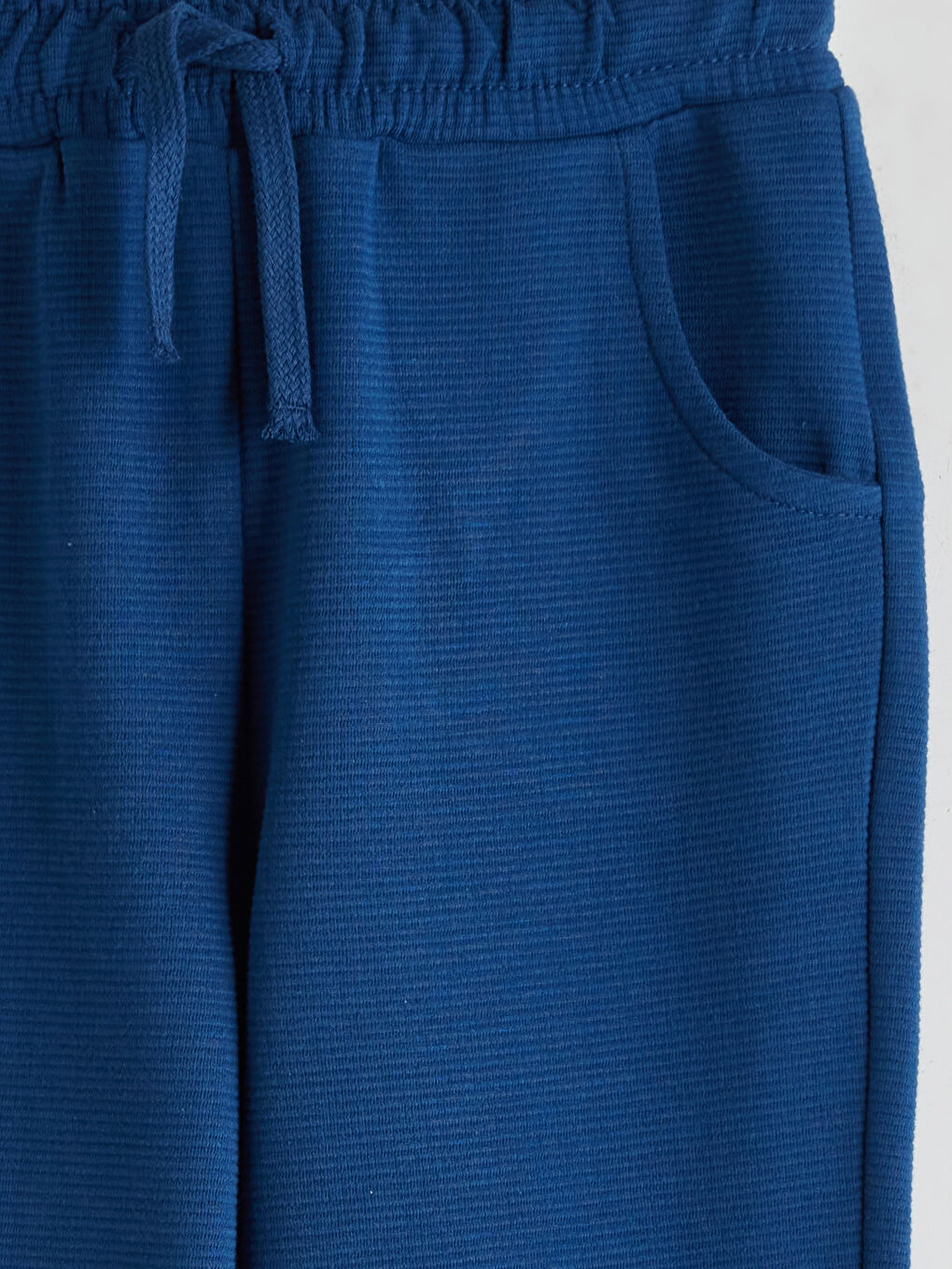 Lacivert Beli Lastikli Erkek Çocuk Jogger Eşofman Alt-1