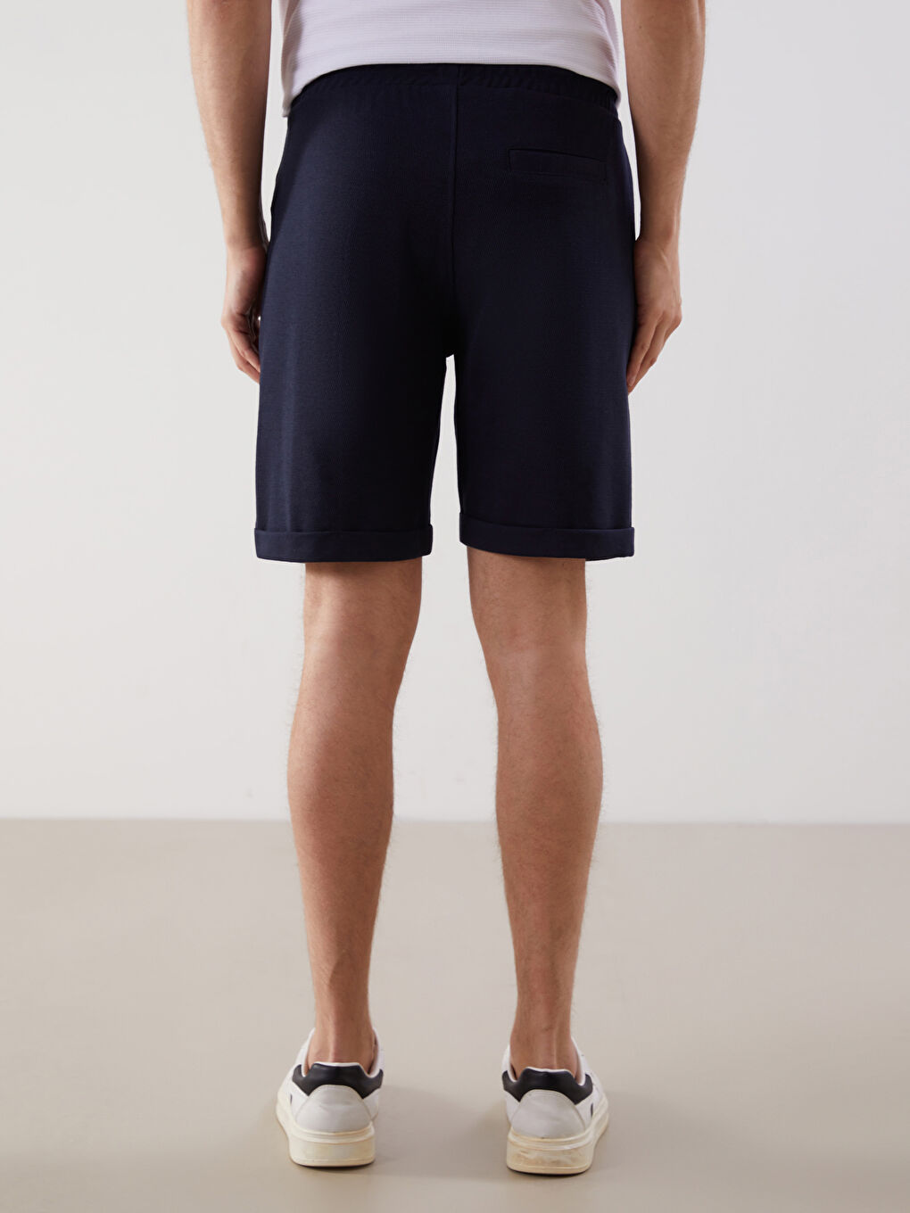 Lacivert Standart Kalıp Erkek Şort-8