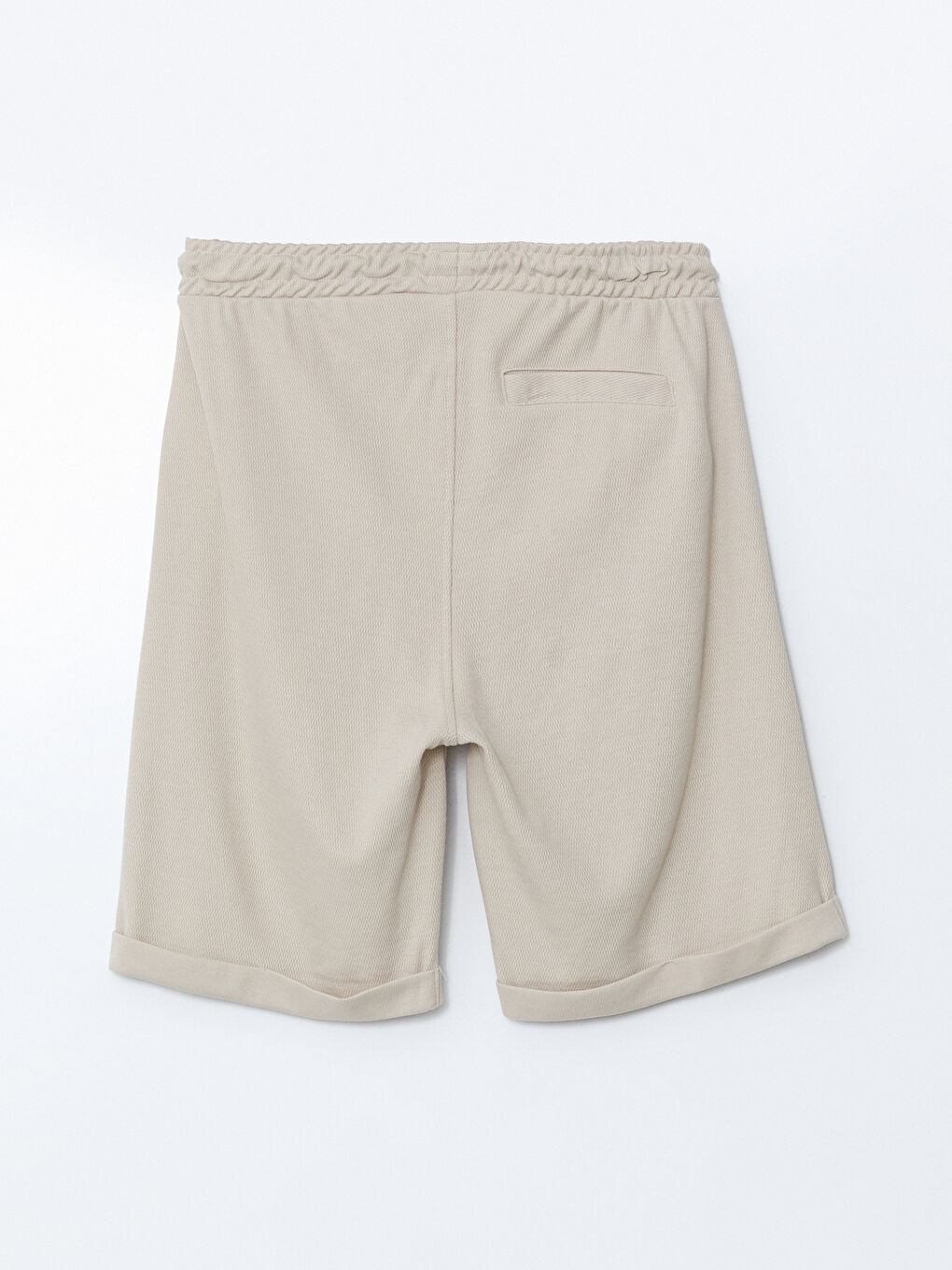 Bej Standart Kalıp Erkek Şort-9