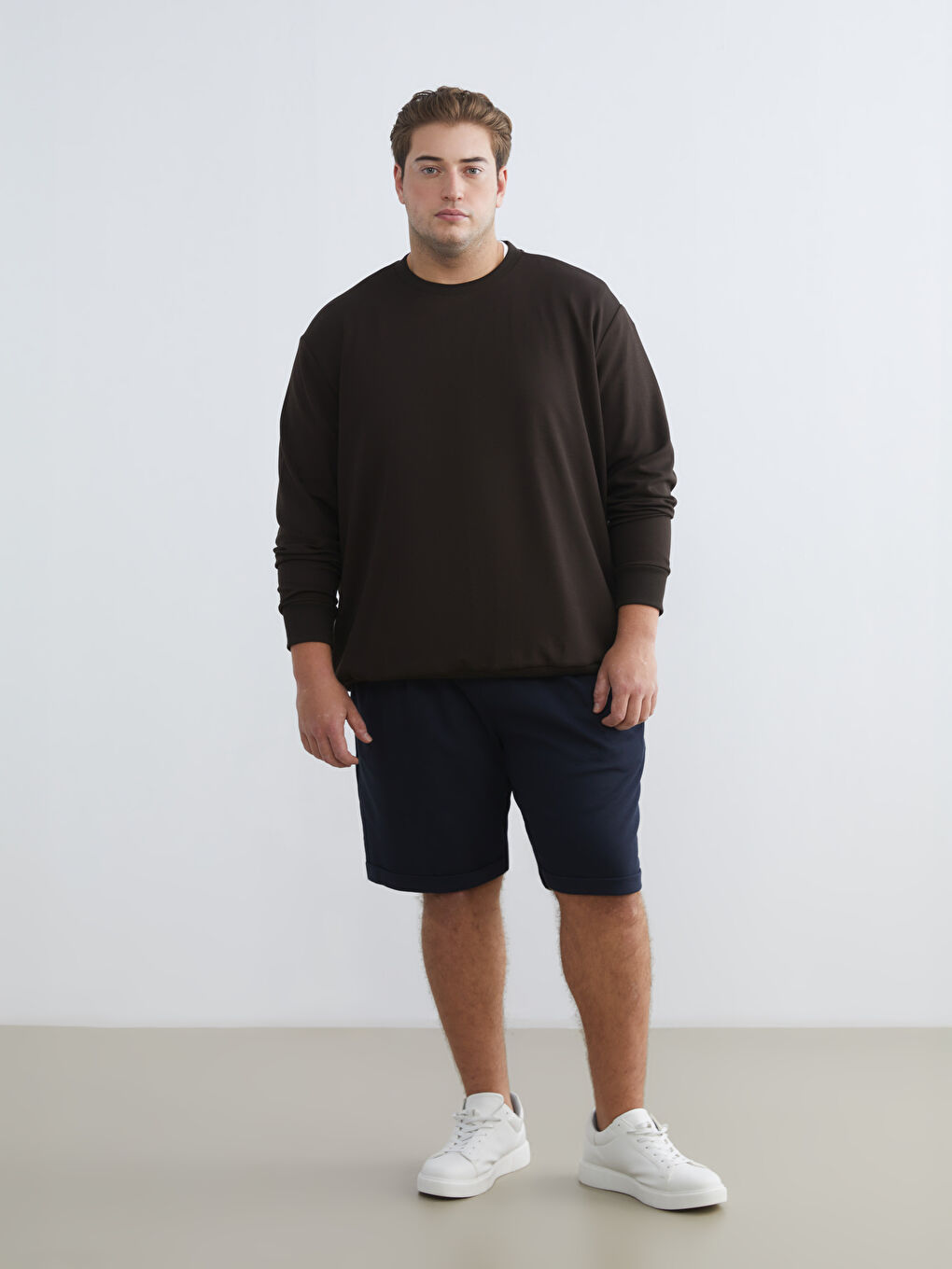 Lacivert Standart Kalıp Erkek Şort-2