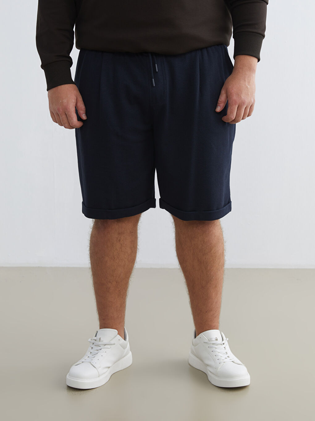 Lacivert Standart Kalıp Erkek Şort-9