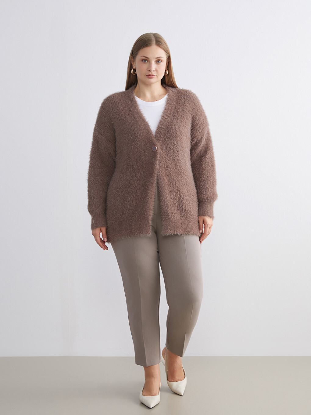 Standard Fit Women's Cigarette Trousers-2
