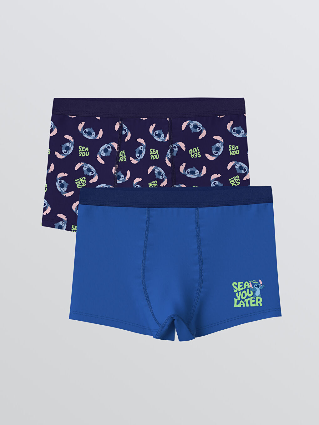 Printed Boys Boxer Trunks 2 Pack