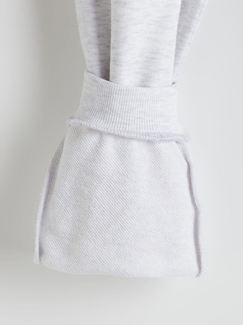 Gri Beli Lastikli Kız Çocuk Jogger Eşofman Altı-2