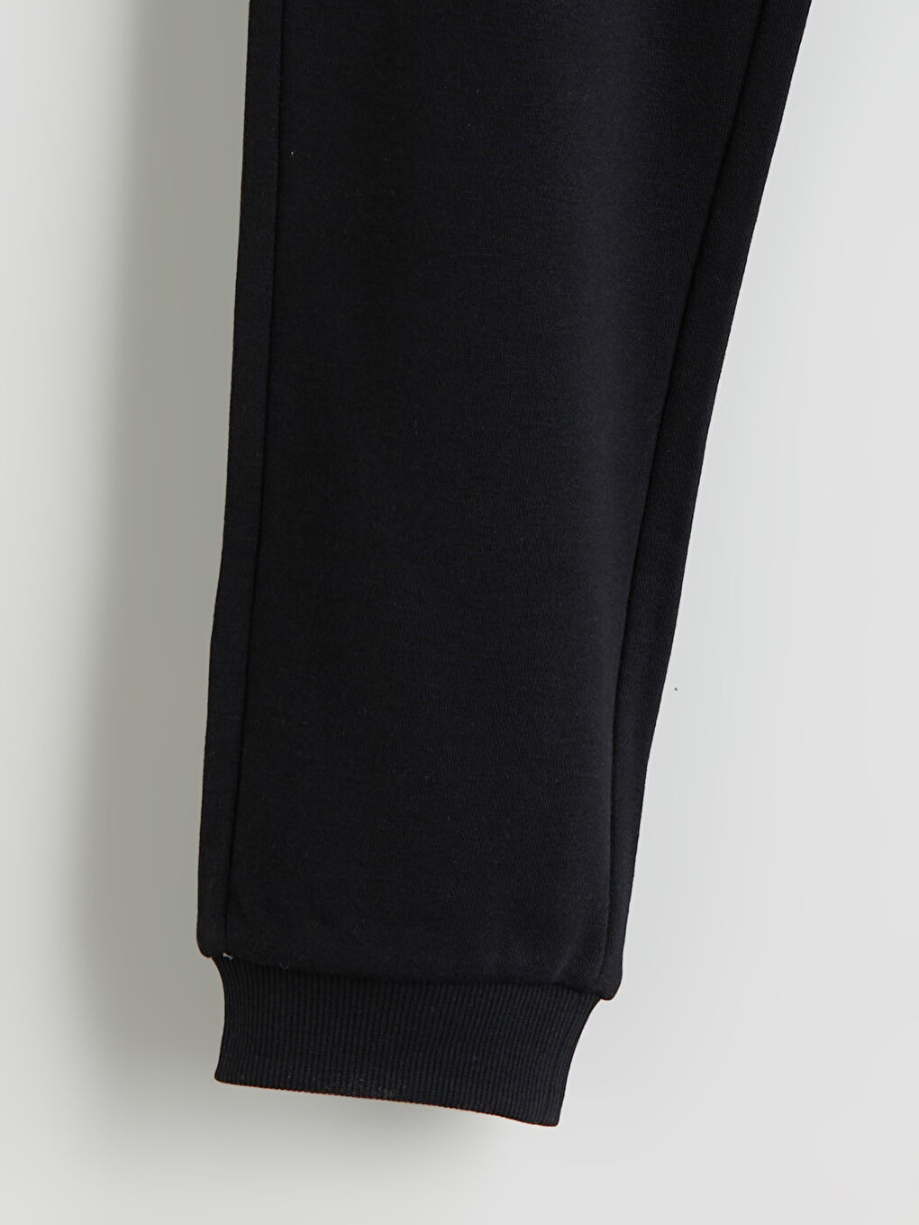 Siyah Beli Lastikli Kız Çocuk Jogger Eşofman Alt-2