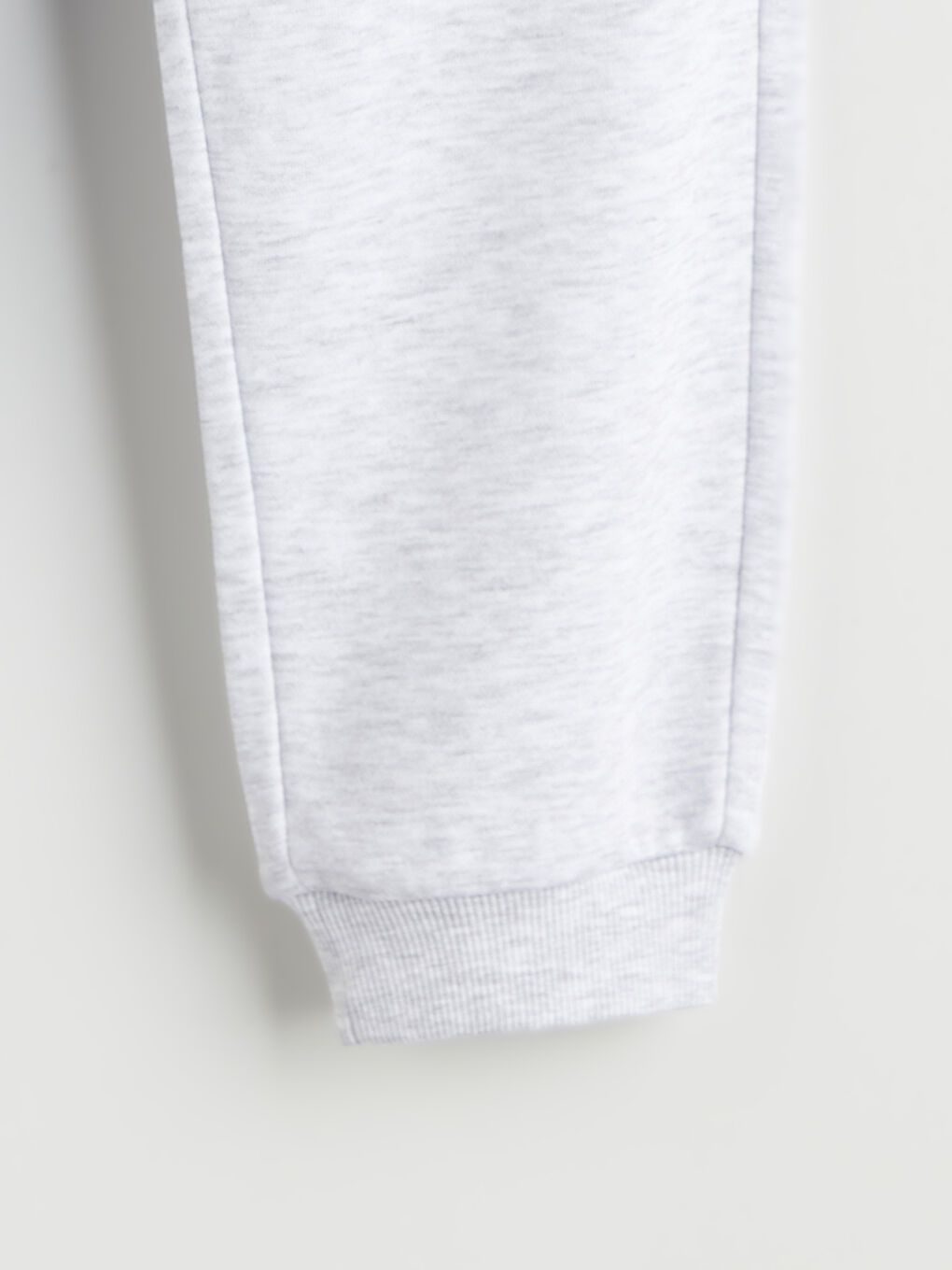 Gri Beli Lastikli Kız Çocuk Jogger Eşofman Alt-2