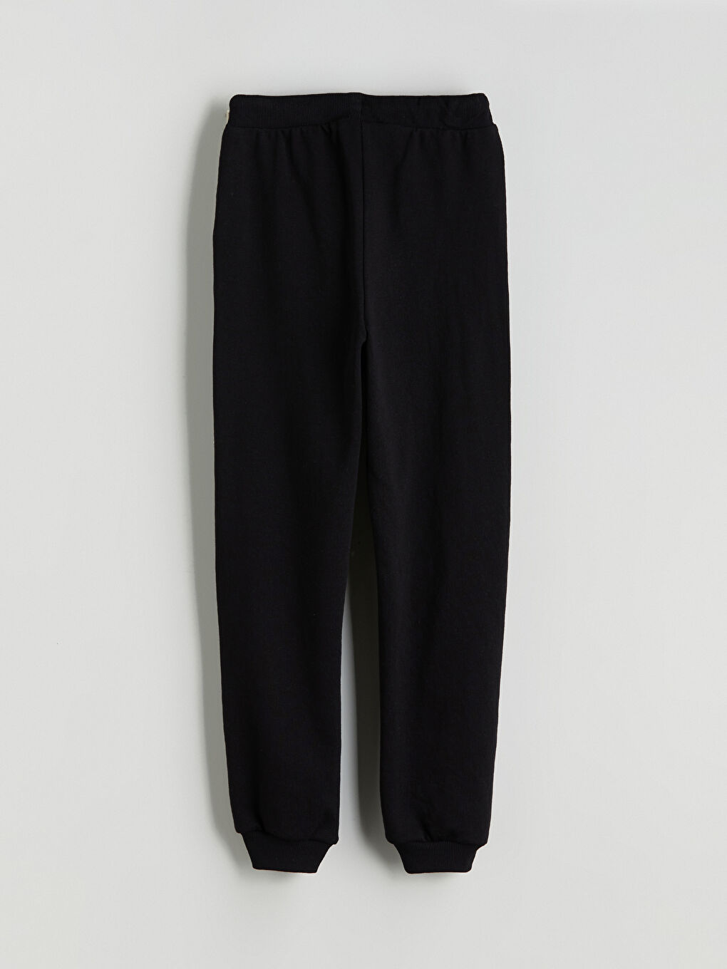 Siyah Beli Lastikli Kız Çocuk Jogger Eşofman Altı-2