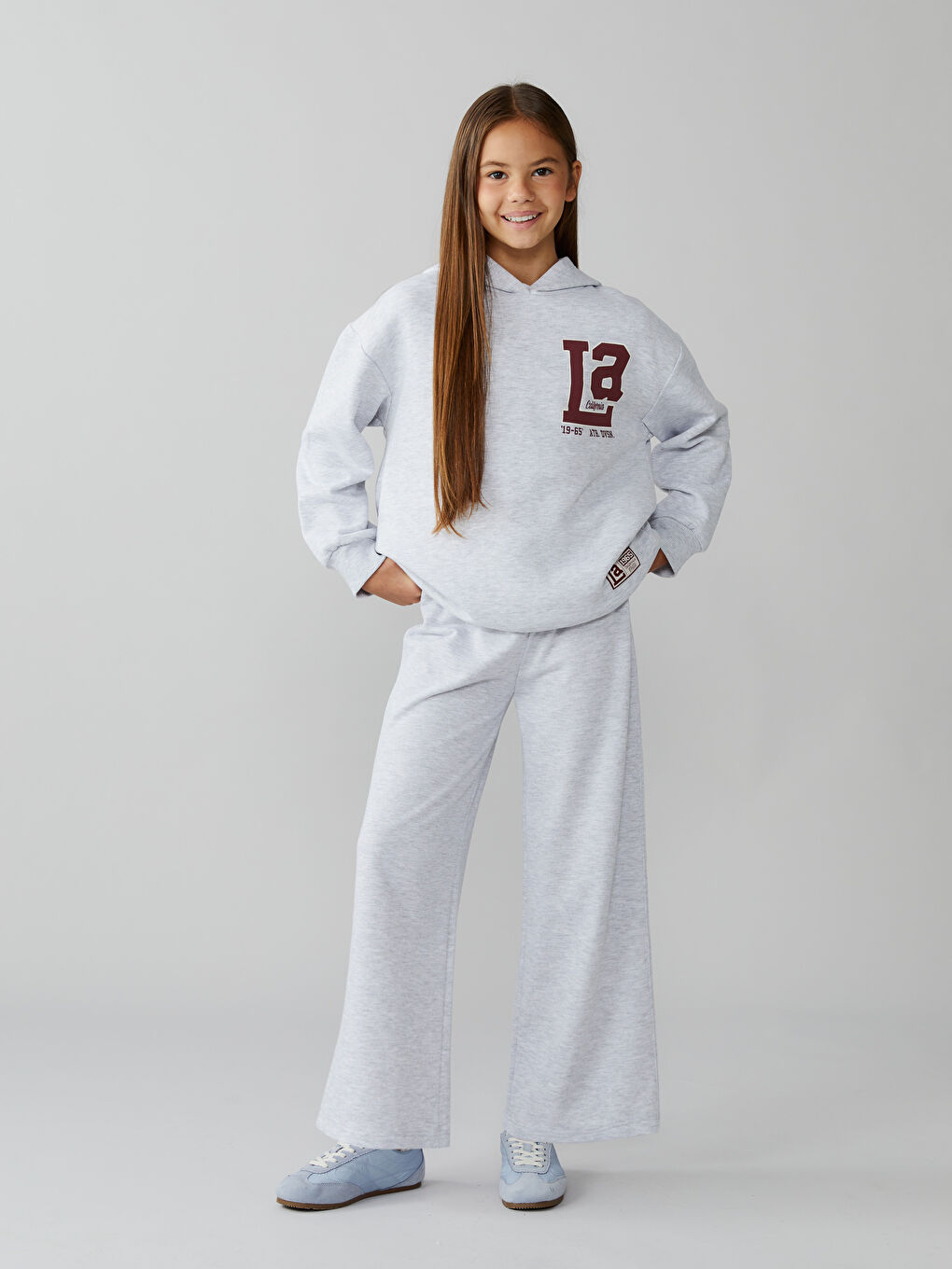 Спортивні штани для дівчаток з еластичною талією