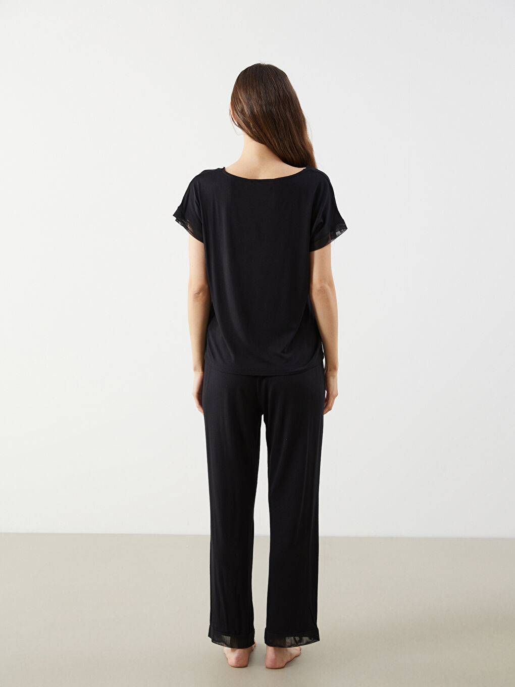 LCW DREAM V Neck Women's Pyjama Set -W52248Z8-CVL
