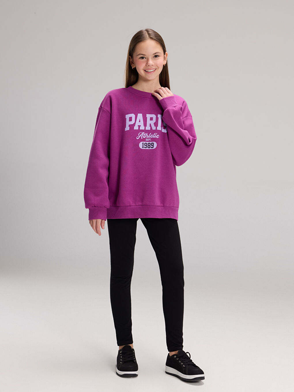 Girls' Leggings with Elasticated Waist