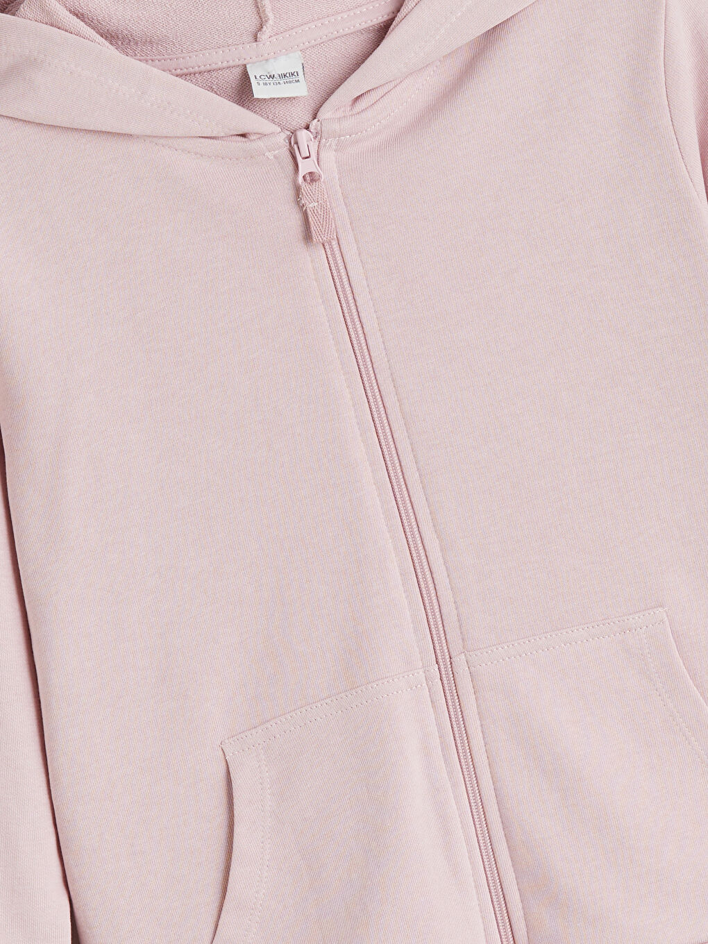 Толстовка на молнии с капюшоном и длинным рукавом для девочек-2