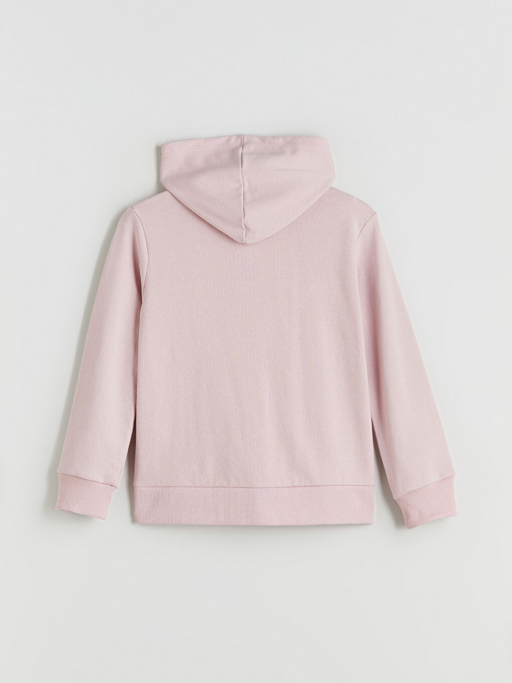Толстовка на молнии с капюшоном и длинным рукавом для девочек-3