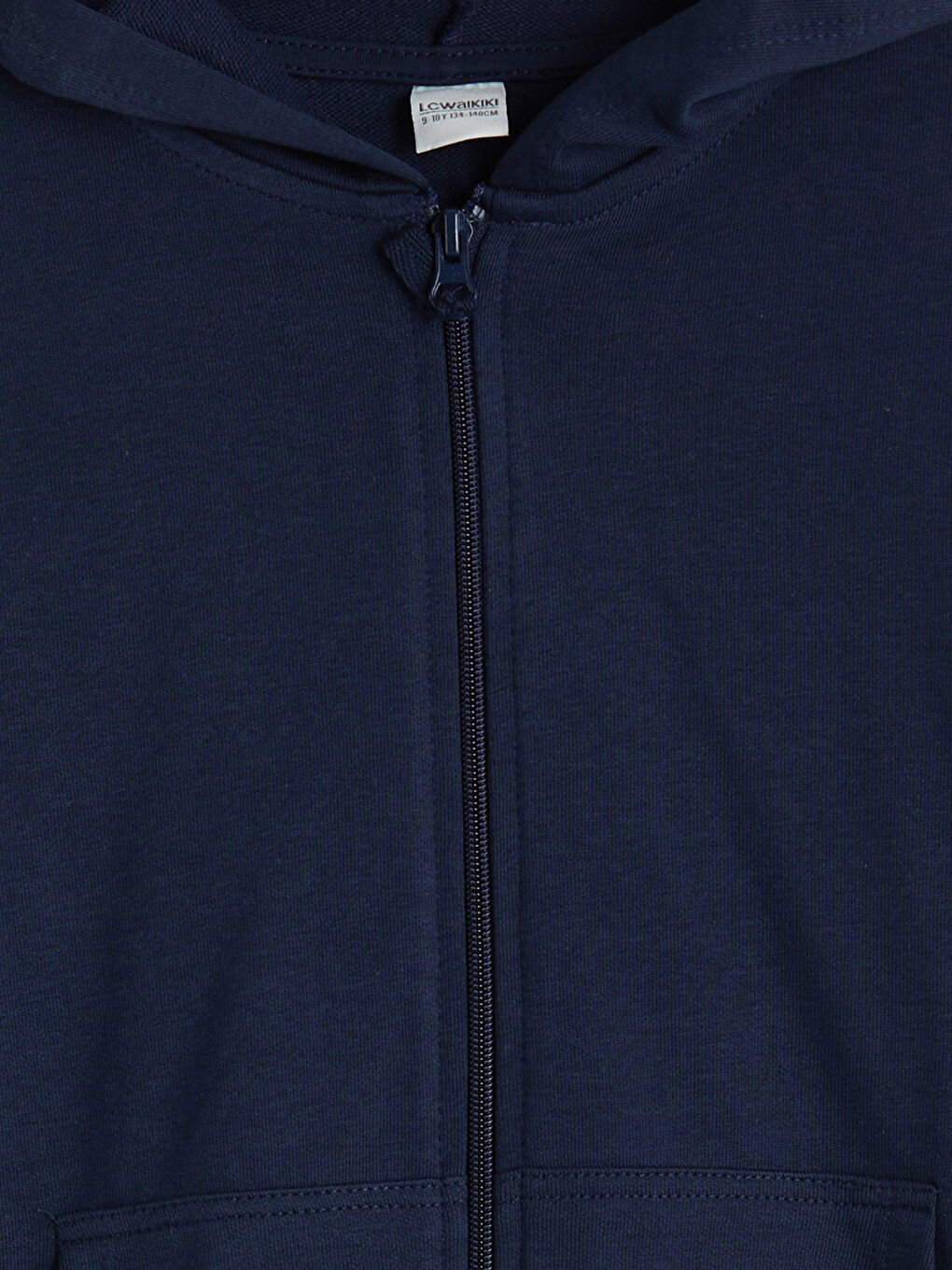 Толстовка на блискавці з капюшоном, базова, довгий рукав, для дівчаток-3