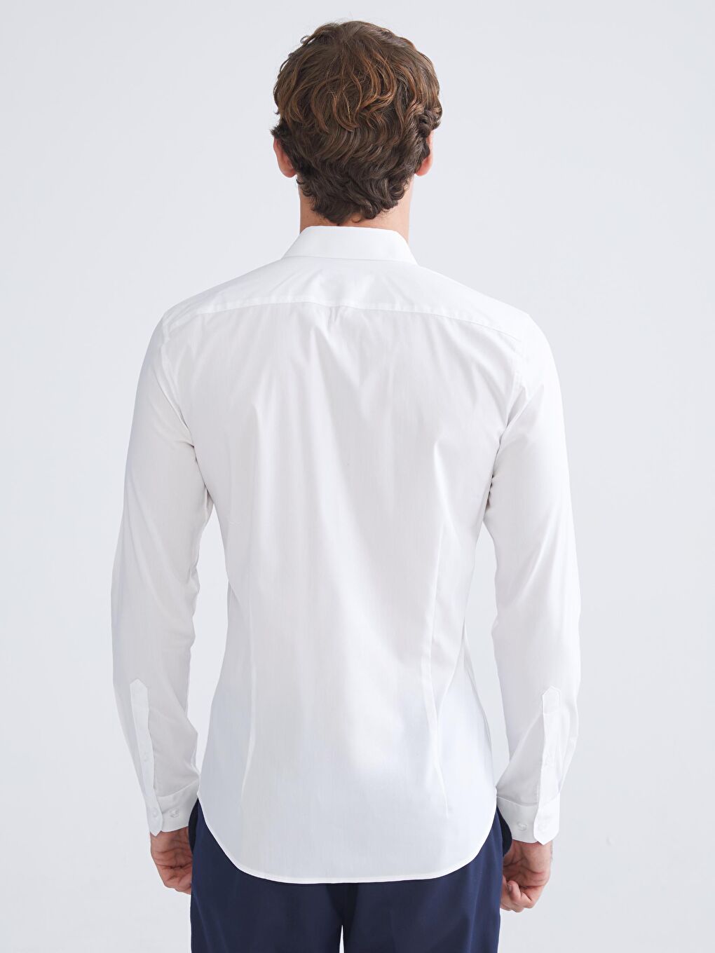 LCWAIKIKI Classic Extra Slim Fit Long Sleeve Twill Men's Shirt -W52283Z8-Q6K