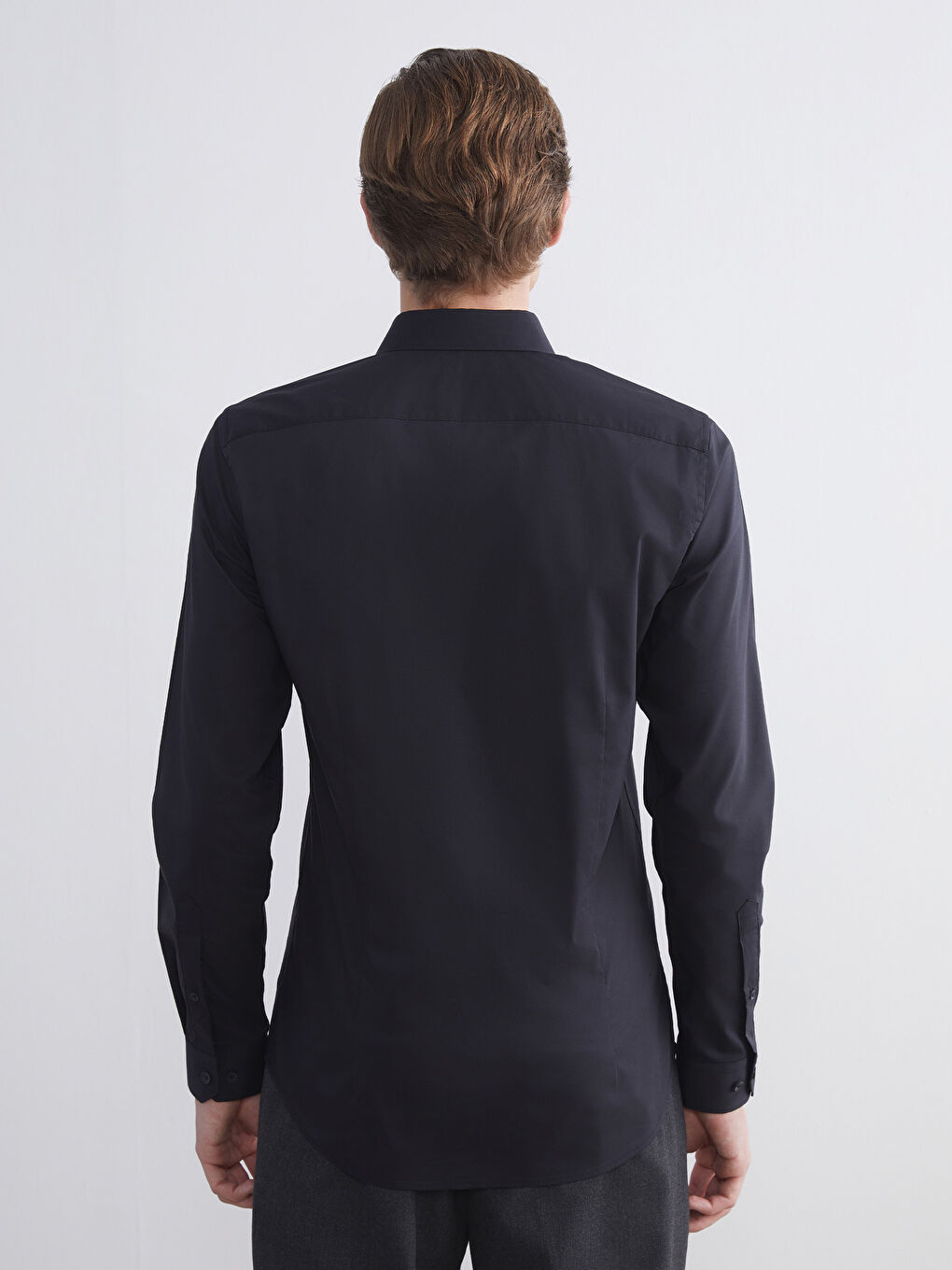 LCWAIKIKI Classic Extra Slim Fit Long Sleeve Twill Men's Shirt -W52283Z8-RQL