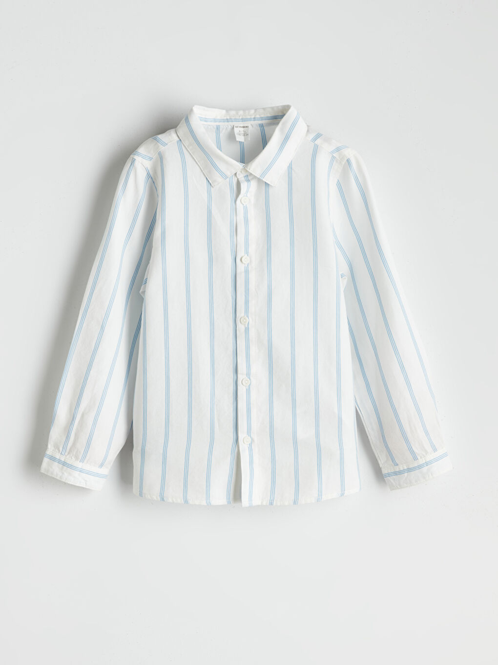 LCW Kids کراس قۆڵ درێژ خەتخەت بۆ کوڕان -W52286Z1-LFC